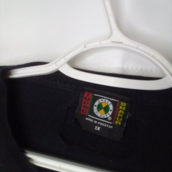 Cross Colours Tupac Shakur Shirt Women 1X Cropped T-Shirt Short Sleeve 2Pac - Picture 9 of 12